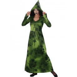 DÉGUISEMENT SORCIÈRE FORÊT VERT FEMME