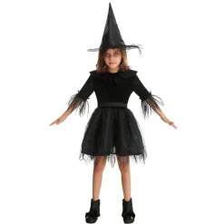 DÉGUISEMENT SORCIÈRE NOIRE FILLE