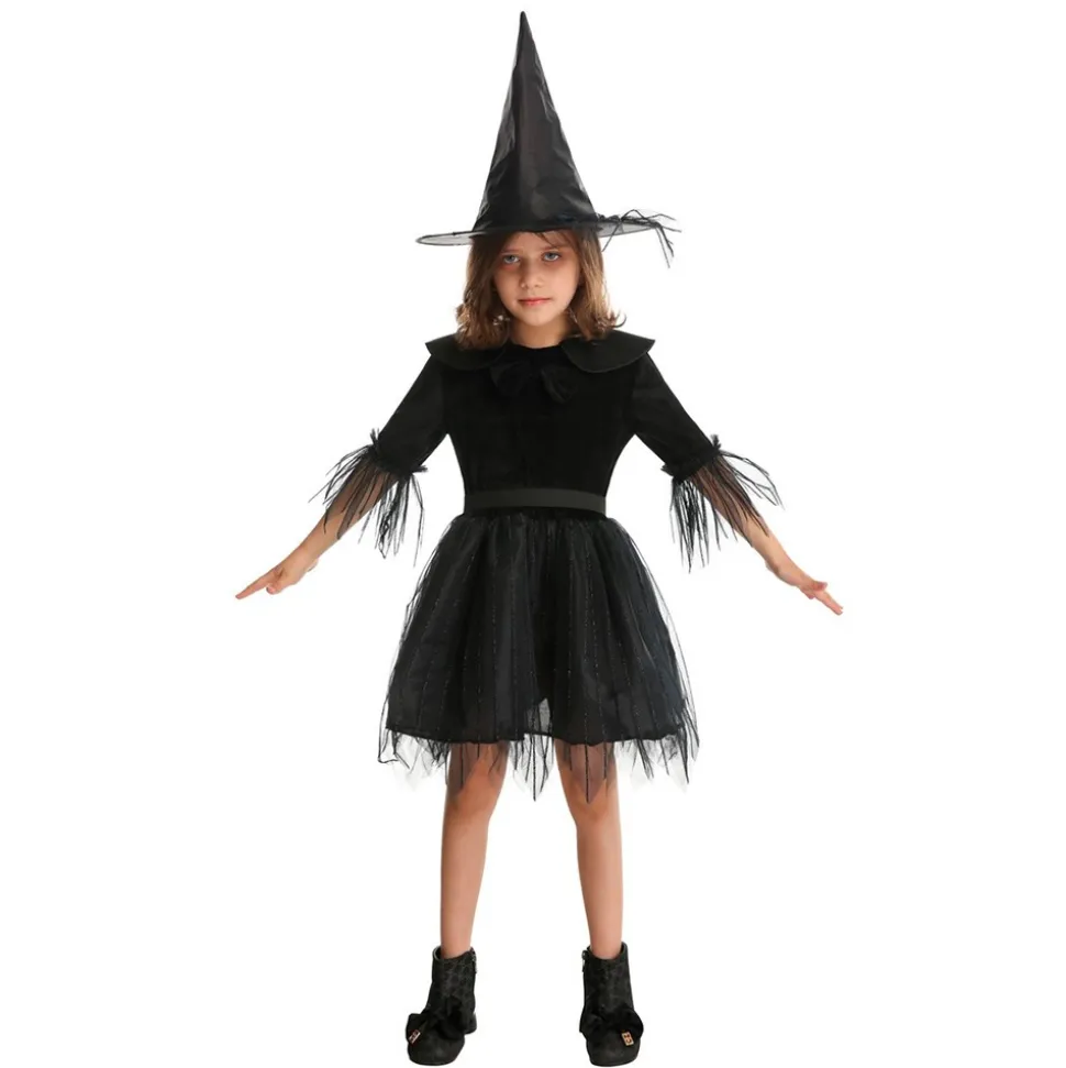 DÉGUISEMENT SORCIÈRE NOIRE FILLE