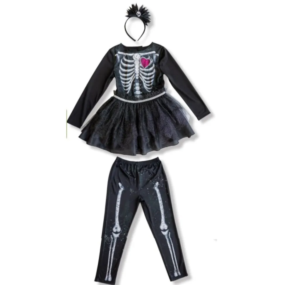 DÉGUISEMENT SQUELETTE CUR FASHION FILLE