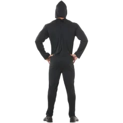 DÉGUISEMENT SQUELETTE FIN COMBI NOIRE ADO