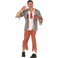 DÉGUISEMENT ÉTUDIANT UNIVERSITAIRE ZOMBIE HOMME