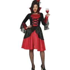 DÉGUISEMENT VAMPIRE ROBE STEAMPUNK GOTHIQUE FEMME