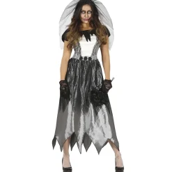 DÉGUISEMENT VEUVE FANTÔME GOTHIQUE SINISTRE FEMME