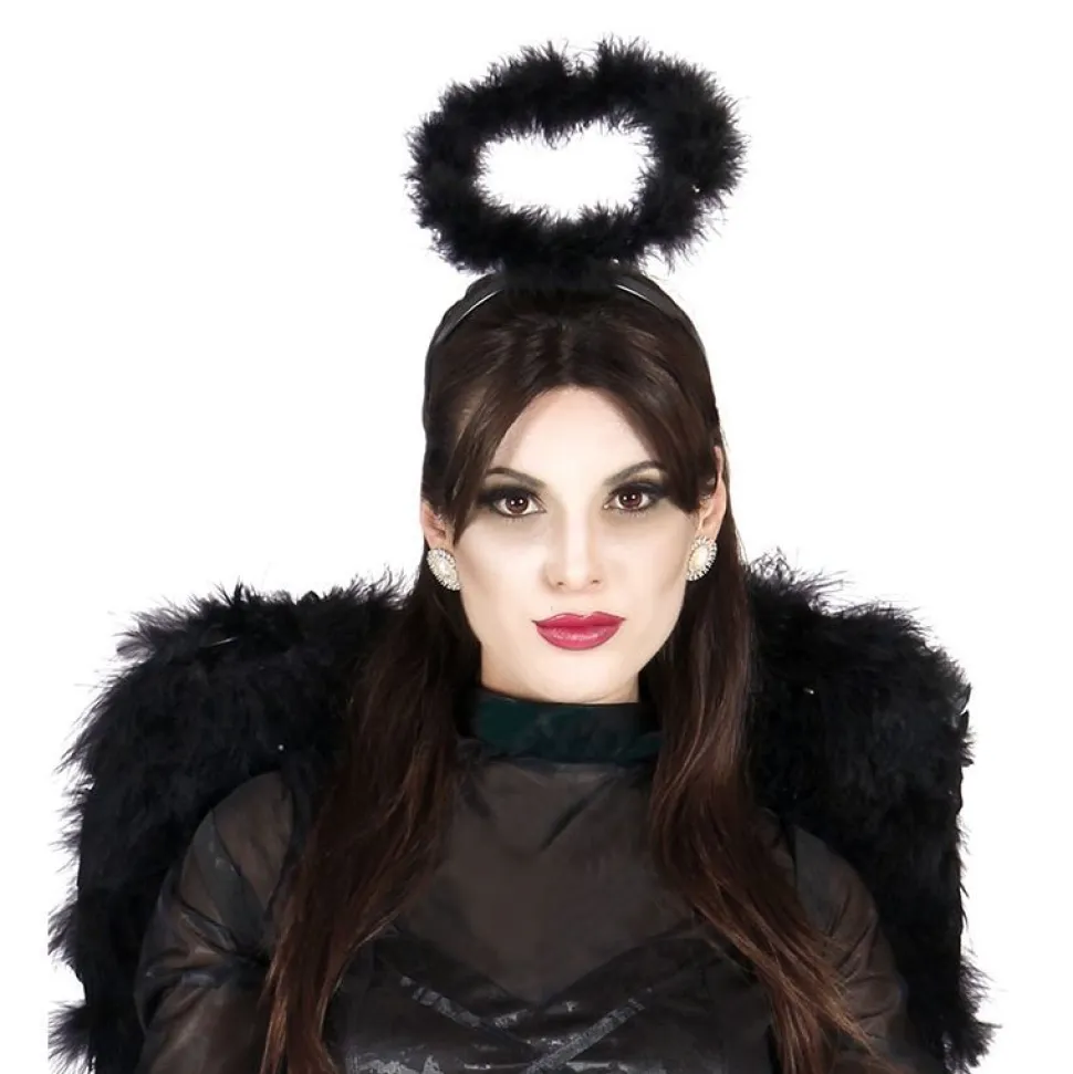 DIADÈME ANGE NOIR