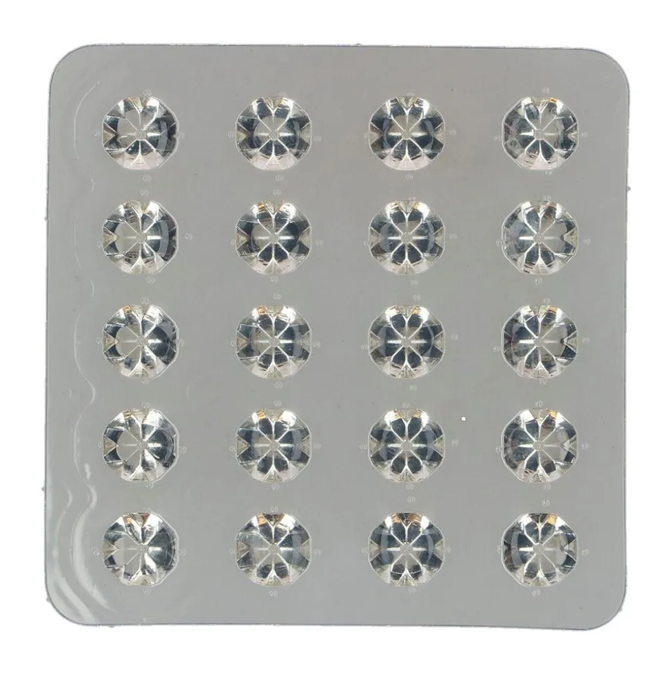 20 DIAMANTS COMESTIBLE 1CM TRANSPARENT