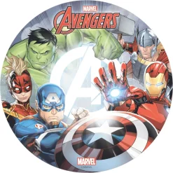 DISQUE AZYME AVENGERS DÉCO GÂTEAU 20CM