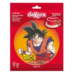DISQUE AZYME DRAGON BALL DÉCO GÂTEAU 20CM
