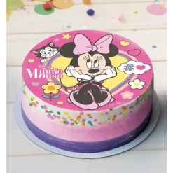 DISQUE AZYME MINNIE DÉCO GÂTEAU 20CM