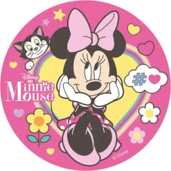 DISQUE AZYME MINNIE DÉCO GÂTEAU 20CM