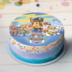 DISQUE AZYME PAT PATROUILLE DÉCO GÂTEAU 20CM