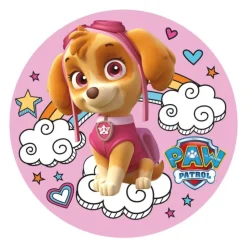 DISQUE AZYME SKYE PAW PATROL DÉCO GÂTEAU 20CM