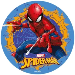 DISQUE AZYME SPIDERMAN DÉCO GÂTEAU 20CM