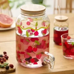 DISTRIBUTEUR BOISSON VERRE FRUIT 4L