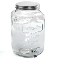 DISTRIBUTEUR DE BOISSON VERRE 8L TRANSPARENT