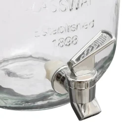 DISTRIBUTEUR DE BOISSON VERRE 4L TRANSPARENT
