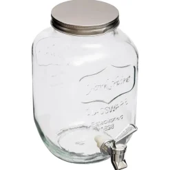 DISTRIBUTEUR DE BOISSON VERRE 4L TRANSPARENT