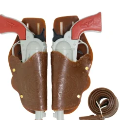 DOUBLE CARTOUCHIÈRE HOLSTERS PISTOLETS PLASTIQUE