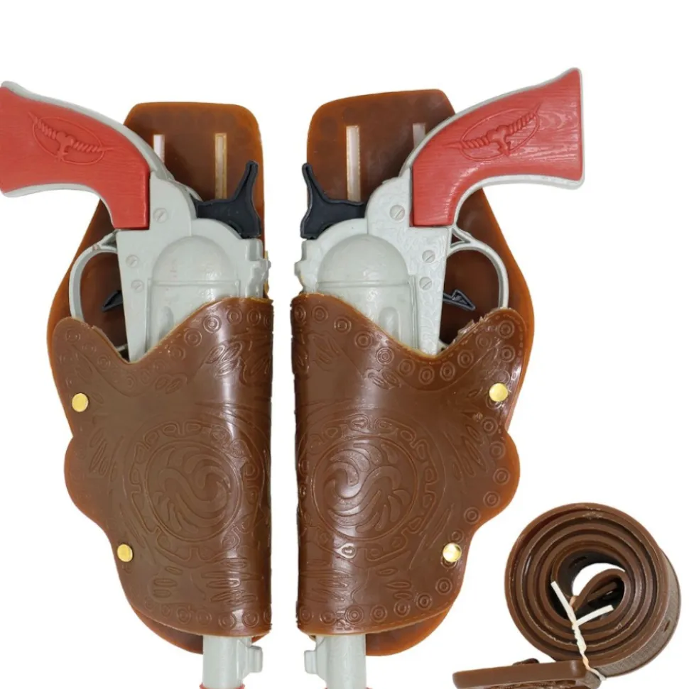 DOUBLE CARTOUCHIÈRE HOLSTERS PISTOLETS PLASTIQUE