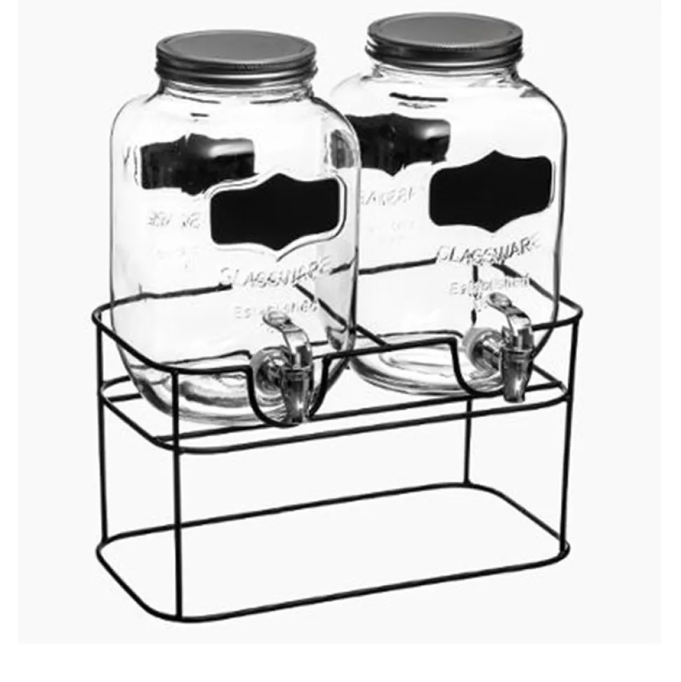 DOUBLE DISTRIBUTEUR Á BOISSON 2X4L AVEC BASE
