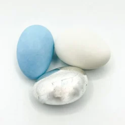 DRAGÉES AMANDES FINES 1KG BLEU BLANC ARGENT