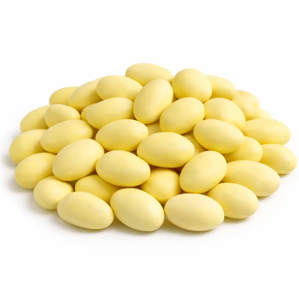 DRAGÉES AMANDES FINES 1KG JAUNE