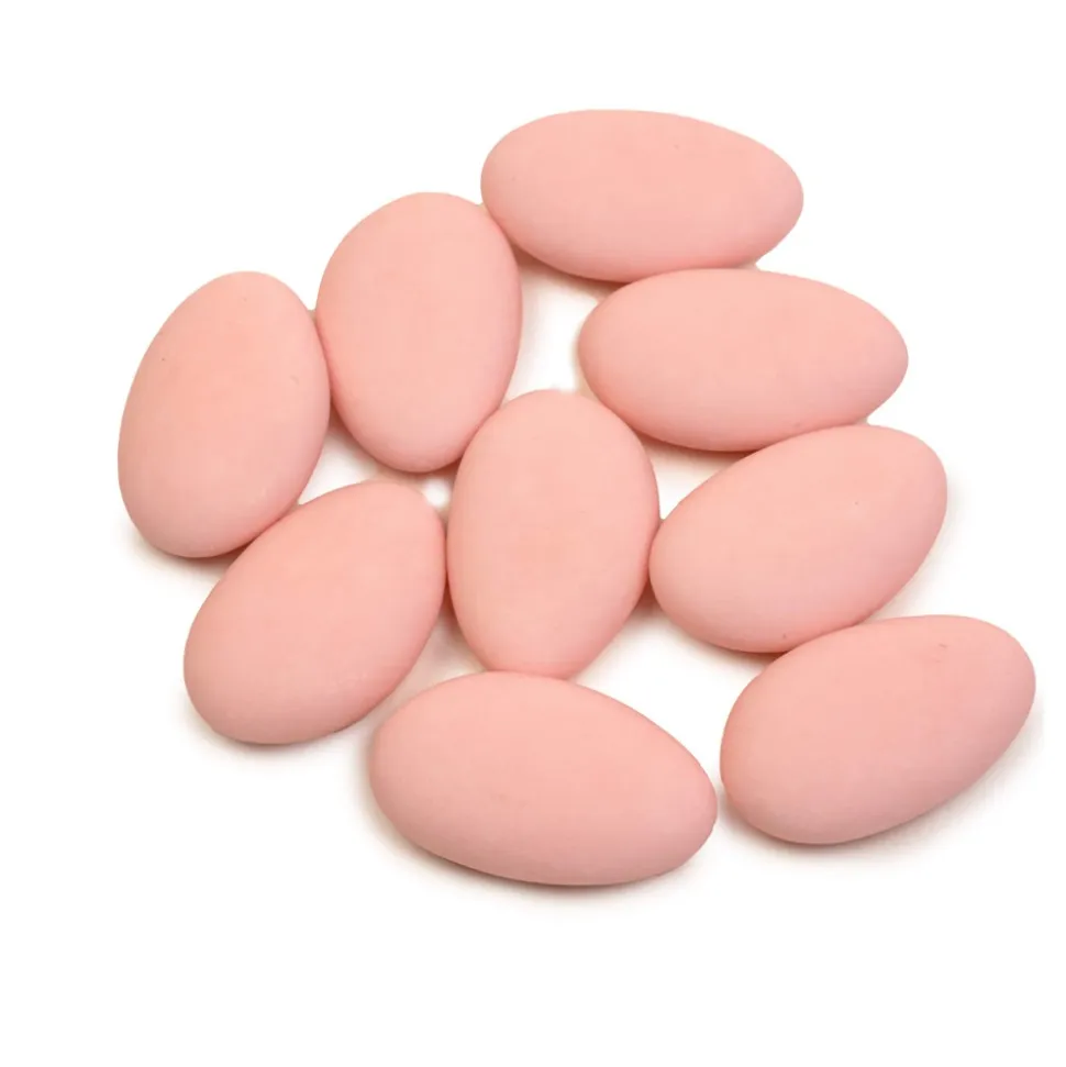DRAGÉES AMANDES FINES TENDRES 1KG ROSE PÂLE