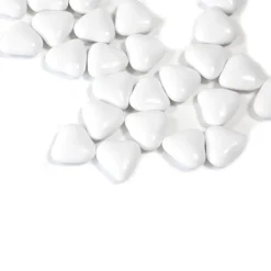 DRAGÉES PETITS COEURS CHOCOLAT 250G BLANC
