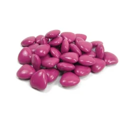 DRAGÉES PETITS COEURS FUCHSIA AU CHOCOLAT 250 G