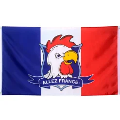 DRAPEAU ALLEZ LA FRANCE 90X150CM