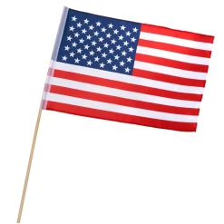 DRAPEAU À LA MAIN USA 60CM