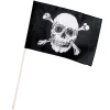 DRAPEAU À MAIN SIGLE PIRATE 45X30CM NOIR