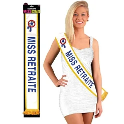 ECHARPE MISS RETRAITE BLEUE