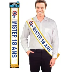 ECHARPE MISTER 18 ANS BLEUE