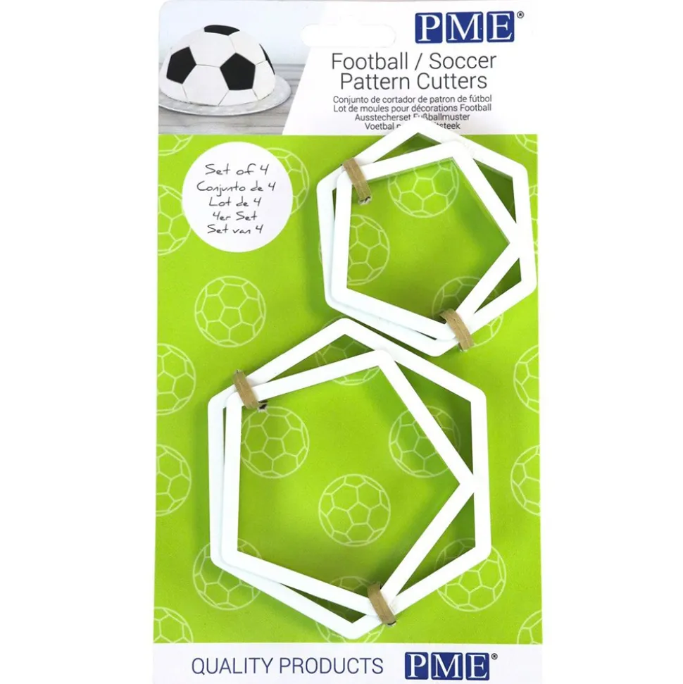 4 EMPORTE-PIÈCES BALLON FOOTBALL