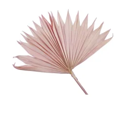 5 FEUILLES ARTIFICIELLES PALMIER ROSE