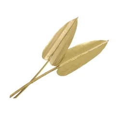 25 FEUILLES DE PLAMIER FLÈCHE OR