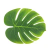 3 FEUILLES TROPICALES 29X35CM VERT