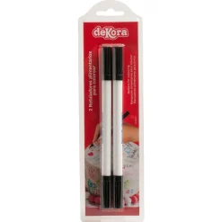 2 FEUTRES ALIMENTAIRES DOUBLE POINTE NOIRE