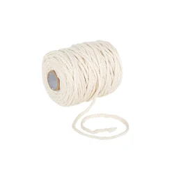 FICELLE BOBINE COTON 3MMX50M IVOIRE