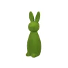 FIGURINE LAPIN DEBOUT VELOUTÉ 31CM VERT