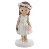 FIGURINE RÉSINE COMMUNIANTE BIBLE BOUQUET 15.1CM