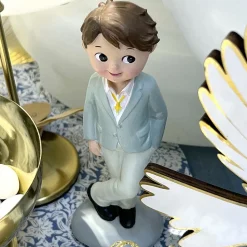 FIGURINE RÉSINE COMMUNIANT GARÇON NICO 15CM
