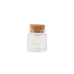 FIOLE COMMUNION PURE BOUCHON LIÈGE 4.5X5.5CM OR