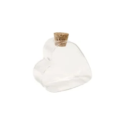 FIOLE CUR VERRE OUVERTURE 14MM LIÈGE 6X7X3CM