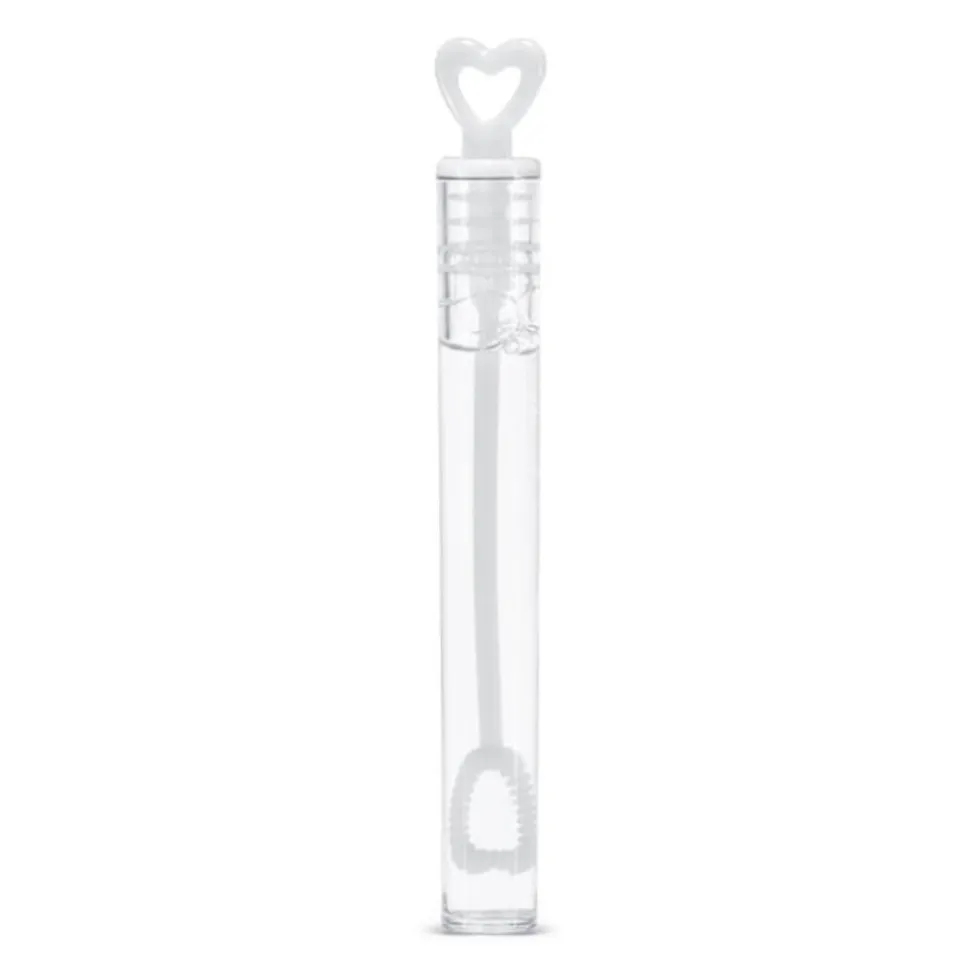 48 FLACONS BULLES DE SAVON CUR 10CM BLANC