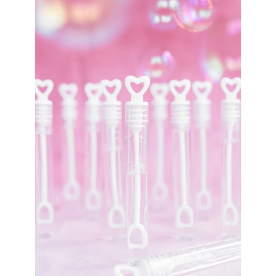 48 FLACONS BULLES DE SAVON CUR 10CM BLANC