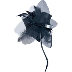 FLEUR NOIRE POUR CHEVEUX AVEC CLIP