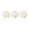 6 FLEURS DALHIA ARTIFICIEL 10CM IVOIRE