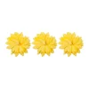 6 FLEURS DALHIA ARTIFICIEL 10CM JAUNE